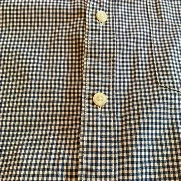 American Eagle Blue & White Seriously Soft Classic Fit Shirt in Size Large. - Picture 3 of 7